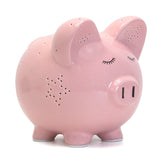Pink Night Light Piggy Bank